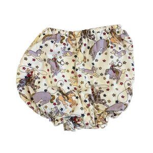 Western Go Baby Size 2T Bloomers Knickers Diaper Cover Up Horses Cowboys Dog